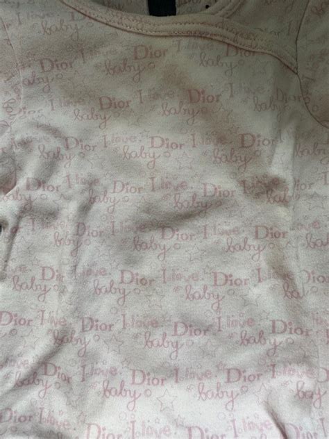 christian dior baby onesie|dior baby clothing.